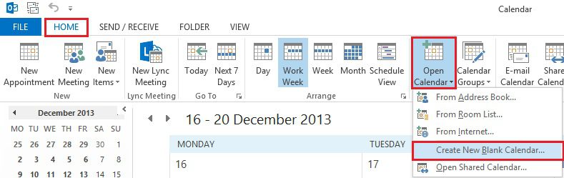 How To Create a Shared Calendar in Outlook Office 365?